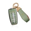 SANRILY Golden-edge 6 Button Key Fob Cover for Genesis GV70