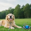 TOPKNOT Dog Tie Out Cable and Stake,(up to 200lbs) 360°Swivel