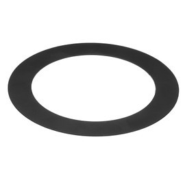 PATIKIL 2.99" ID 5.91" OD Tonto Anillos para Empotrada Luz Negro Tonto Metal Adorno Anillo Iluminación Accesorio para Techo Pared Empotrado Lata Focos