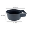 Plasterware Diameter 180 mm Hard PVC Grey Mixing Cup Plaster