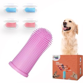 MASCOTODO Finger DogToothbrush for Dogs Oral Hygiene, Effective and Gentle Cleaning, Ideal for Dogs and Pets Whit of The Dog Tooth Brushing Kit