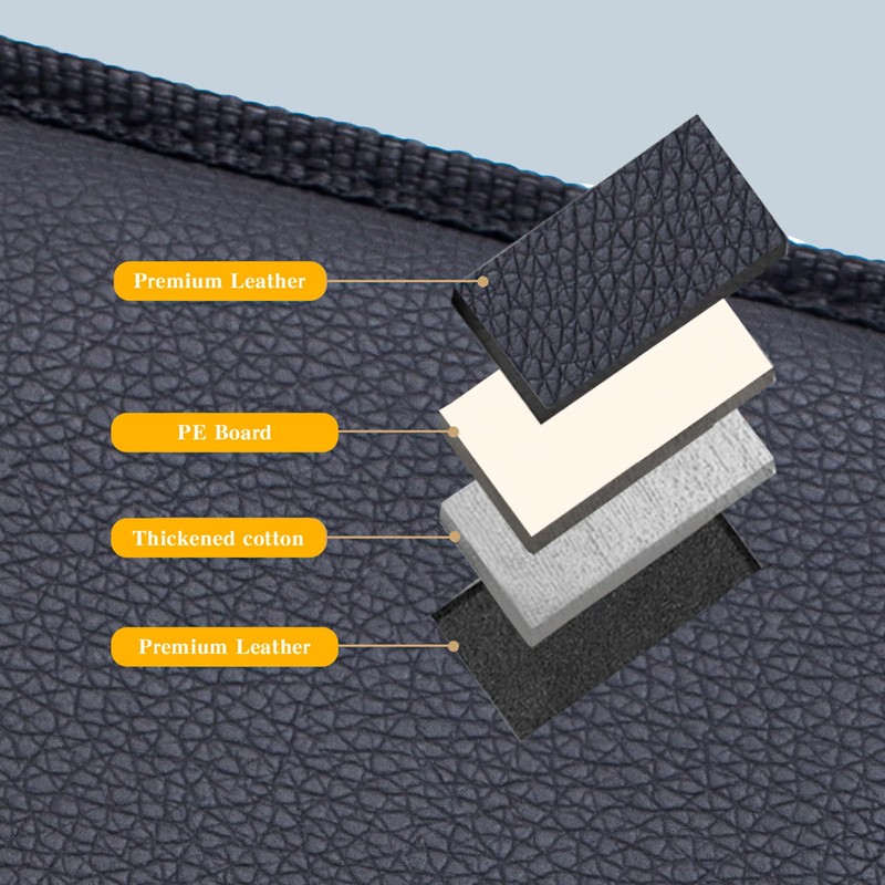 COGEEK Car Storage Organizer Between Seats with Tissue Holder |