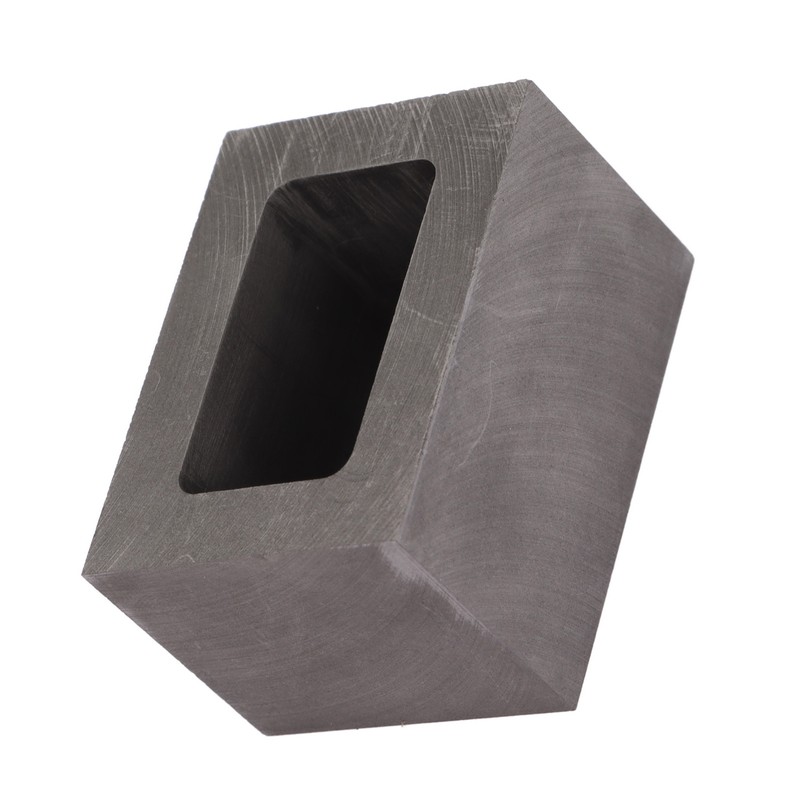 Rectangular Graphite Ingot Mold Jewelry Metal Refining Mould Crucible for