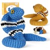 Crochet Kit for Beginners Animal,Crochet Animal Kits,Crocheting Kit for Starters,Learn to Crochet with Step-by-Step Video Tutorials,Beginner Crochet Kits for Adults,Knitting Kits(2pack Cobra)