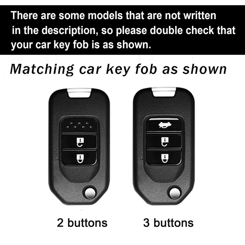 ontto Flip Folding Key Fob Protector Fit for Honda Accord