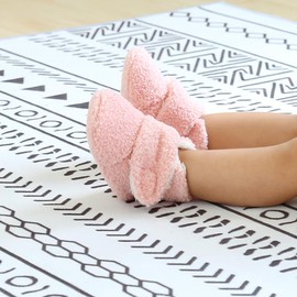 QWZban Baby Booties Infant Newborn Boys Girls Slippers Warm Crib Sock Shoes Indoor First Walker Prewalker