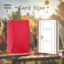 FSSDAS New Apartment Card, New Home Card, Funny Housewarming Gifts New Home for Women Men, Housewarming cards for Friends, Congratulations on Having a New House Cards