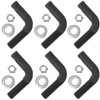6PCS Tree Kicker Mounting Hardware L Bolts for RZR XP1000