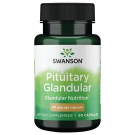 Swanson Raw Pituitary Glandular 80 Milligrams 60 Capsules