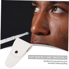 12 Pcs Facial Hair Trimming Set Nose Hair Trimmer Beard Scissors Scissors Stainless Steel Perfect for Barber Shops Home Diy and Salons