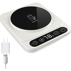 Pakusane Sourdough Starter Warmer 3.0 for Kitchen, Precise 1°F Thermostat Control (70-100°F), Auto Warming On/Off, 12-Hour Timer, Game Changer for Home Baking White Style