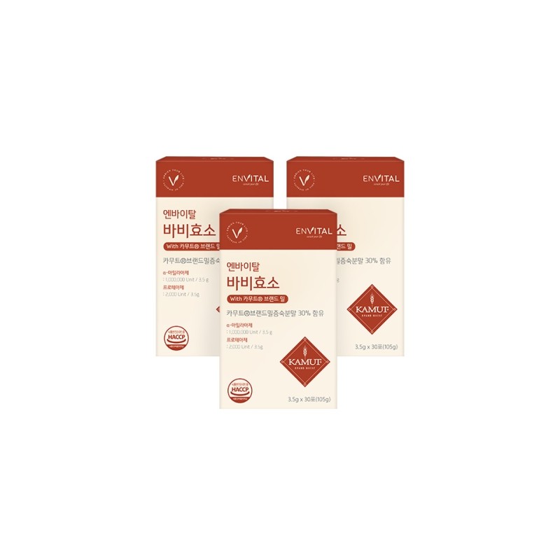 Envital Bobby Enzyme with Kamut Brand Wheat 3.5g 30 sachets
