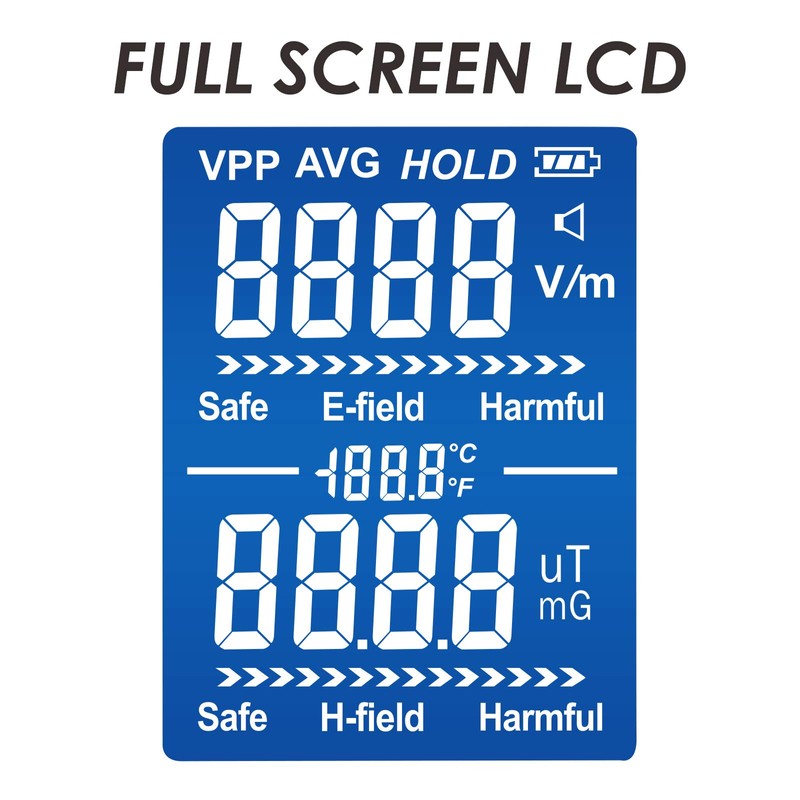 TEKCOPLUS Electromagnetic Wave Meter, EMF Detector, EMF Detector, Electromagnetic Field