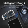 Motorcycle Bluetooth Headset, V5.0 Waterproof V10 Helmet Headset Support GPS
