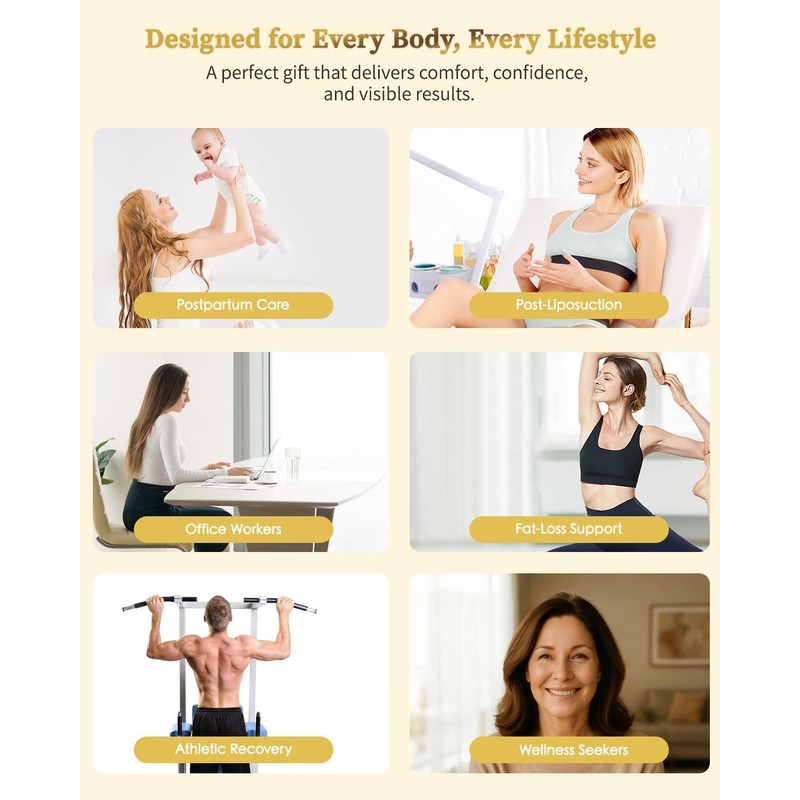 Lymphatic Drainage Massager – Body Sculpting Machine for Cellulite, Stretch