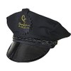 Black Chauffeur Hat Fancy Dress Costume Accessory - Limo Driver