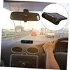 FUNOMOCYA Tiny Solar Car Clock Auto Digital Calendar Car Thermometer