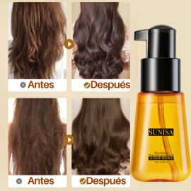 Tratamiento Cabello Anti Frizz Aceite Iluminador Rizos