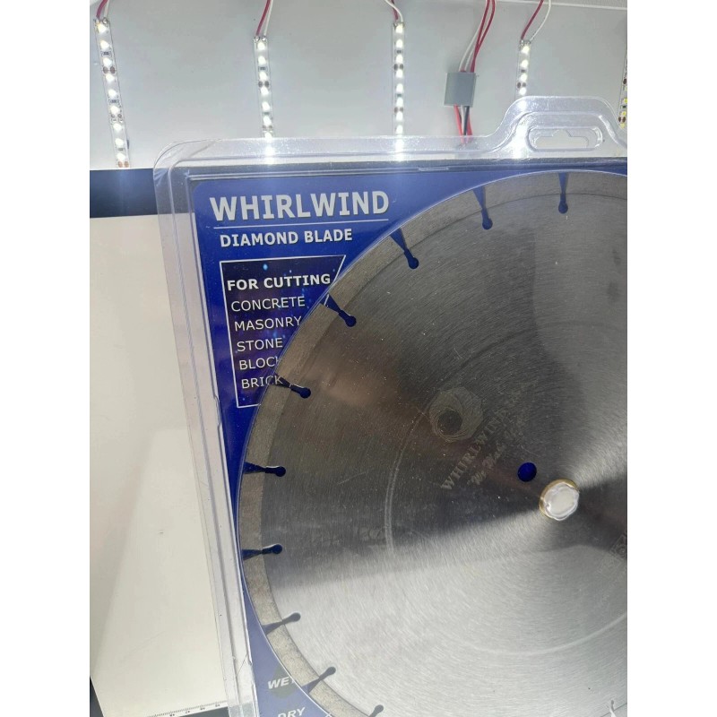 Whirlwind Diamond Saw Blade 14" Dry or Wet for Cutting