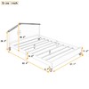 Harper & Bright Designs Full Size Wood Platform Bed Frame