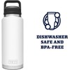 YETI Rambler 36 oz Bottle, Leakproof, Vacuum Insulated, Stainless Steel