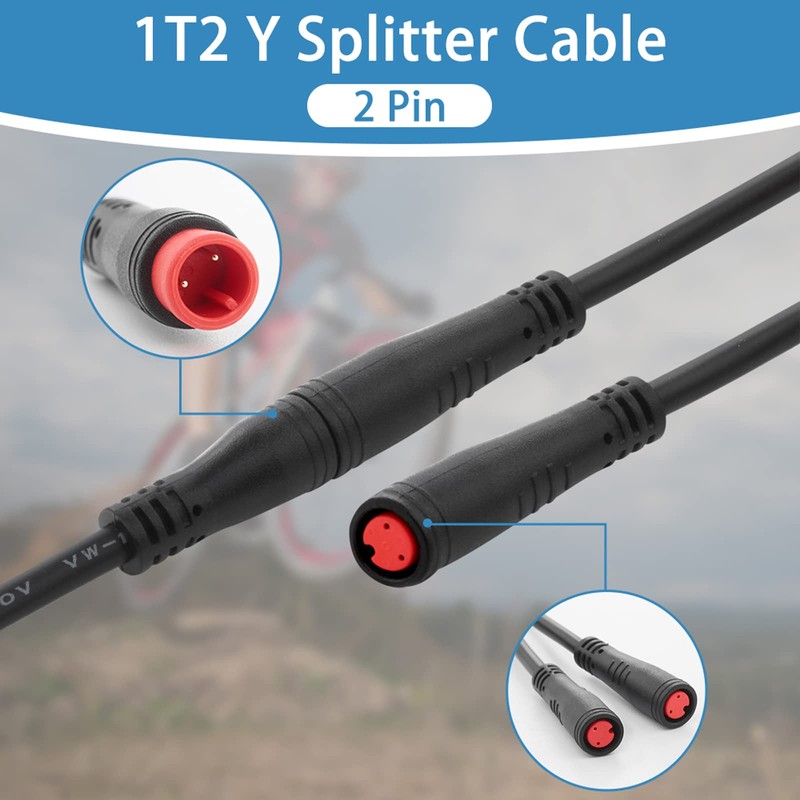 Cable de extensión de derivación tipo 1t2 y, con conector