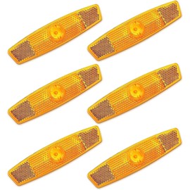 LATRAT Set of 6 Bicycle Reflectors, Cat's Eye Reflectors, Bicycle, Rear Reflectors, Bicycle Spoke Reflectors Set for Mountain Bike, MTB Bicycle Children
