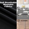 Limalred Fitted Spandex Rectangle Tablecloth, Soft Skin Friendly Non Pilling