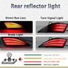 PGTOPONE Upgrade LED Rear Bumper Reflectors Light Fog Brake Tail