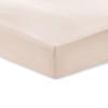 Bianca 400 Thread Count Cotton Sateen Single Fitted Sheet Oyster