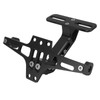 Motorcycle License Plate Bracket CNC Aluminium Alloy Universal Adjustable Motorcycle