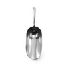 Houdini Double-Cast Aluminum Bar Ice Utility Scoop, Stainless Steel, 7