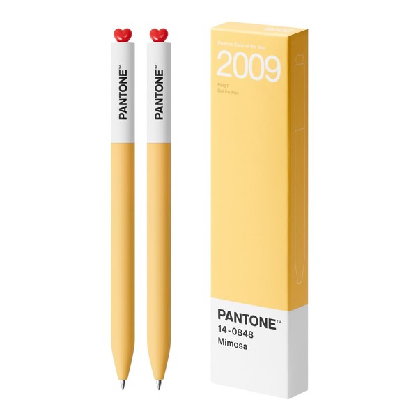 Kaco FIRST Gel Pens 2 Pieces with Black Ink, 0.5