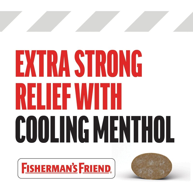 Fisherman's Friend Original Extra Strong Menthol Cough Suppressant Lozenges -
