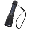 LED Flashlight Zoomable 3 Light Modes USB Or Solar Charge