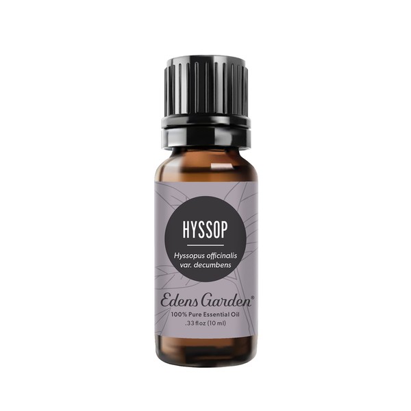 Edens Garden Hyssop Essential Oil, 100% Pure Therapeutic Grade (Undiluted Natural/Homeopathic Aromatherapy Scented Essential Oil Singles) 10 ml