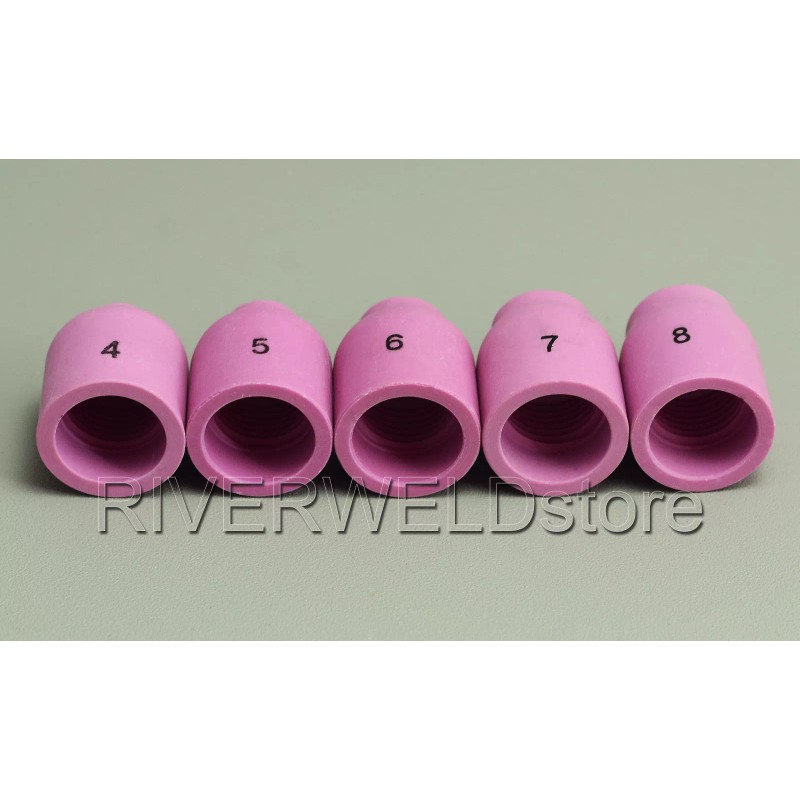 RIVERWELD TIG Stubby Gas Lens Collet 17GL series Kit For
