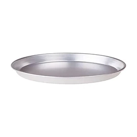 Pentole Agnelli Linea Pasticceria e Pizza FAMA43/322 Kuchenform, konisch, mit Rand, Aluminium, 22 x 22 x 3 cm, Metall, Silberfarben, 22 cm