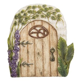 Miniature World MW06-005 Resin Ornament Washed Oak Fairy Door
