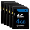 Synergy Digital 4GB Secure Digital SDHC Memory Cards, Compatible with