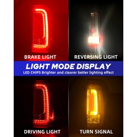 AUTOONE GMC YUKON Tail Light Assembly with Original LED bulbs for 2015-2020 YUKON & YUKON XL Rear Lights Assembly, Passenger Side(RH)