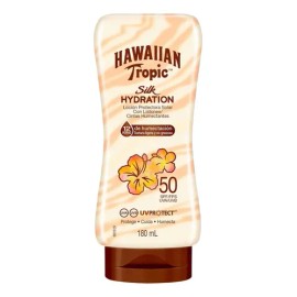 Protector Solar Hawaiian Tropic Silk Hydration FPS 50 Textura Ligera 180ml