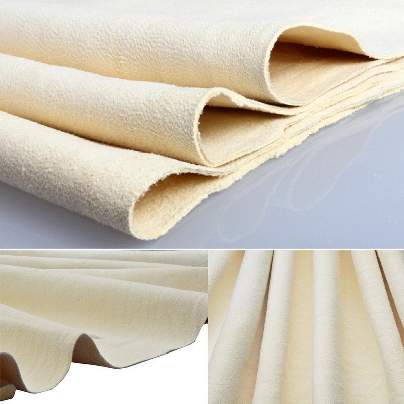 VOSO Natural Chamois Leather Car Cleaning Cloth Washing Suede Absorbent