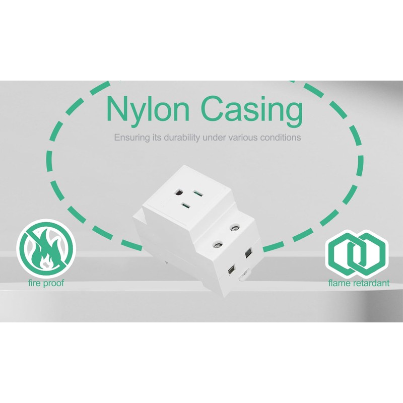 DIN Rail Socket, DIN Rail Mount Modular Power Socket Single