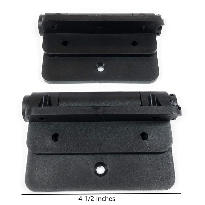 Kiavetta Aluminum Self‑Closing Gate Hinge – Heavy‑Duty Nylon/Polymer, Adjustable Tension,