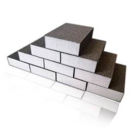 10x Professional Sanding Sponge Set Sanding Block Sanding Fleece Wood Grit 120 Fine Plus