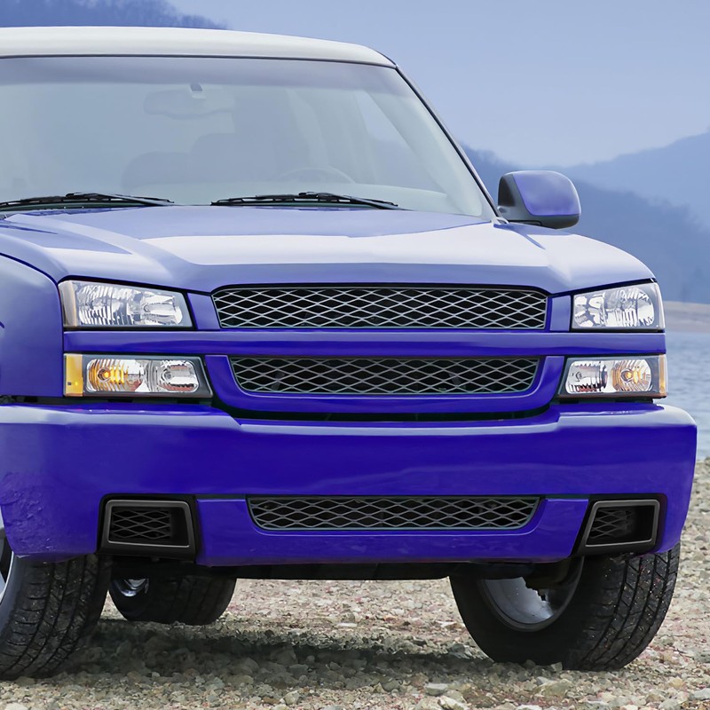 SS Style Front Bumper Air Duct Vent Cover Replacement Compatible