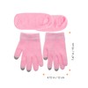 OHPHCALL 4Pcs gel foot mask gloves cosmetology kit spa gloves