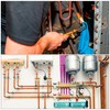 MECCANIXITY 180 Degree Return Bend Copper Fitting Welded Elbow Connection,