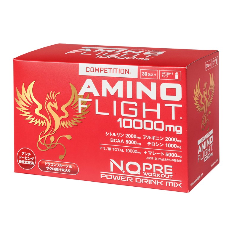 Amino Flight 10,000 mg Competition, 30 Packets, Super Amino Acids,